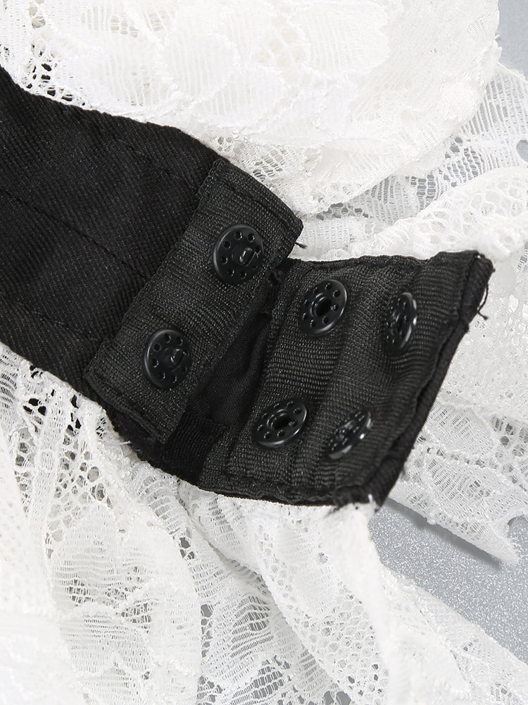 Jumpsuit mit Spitzen-Details