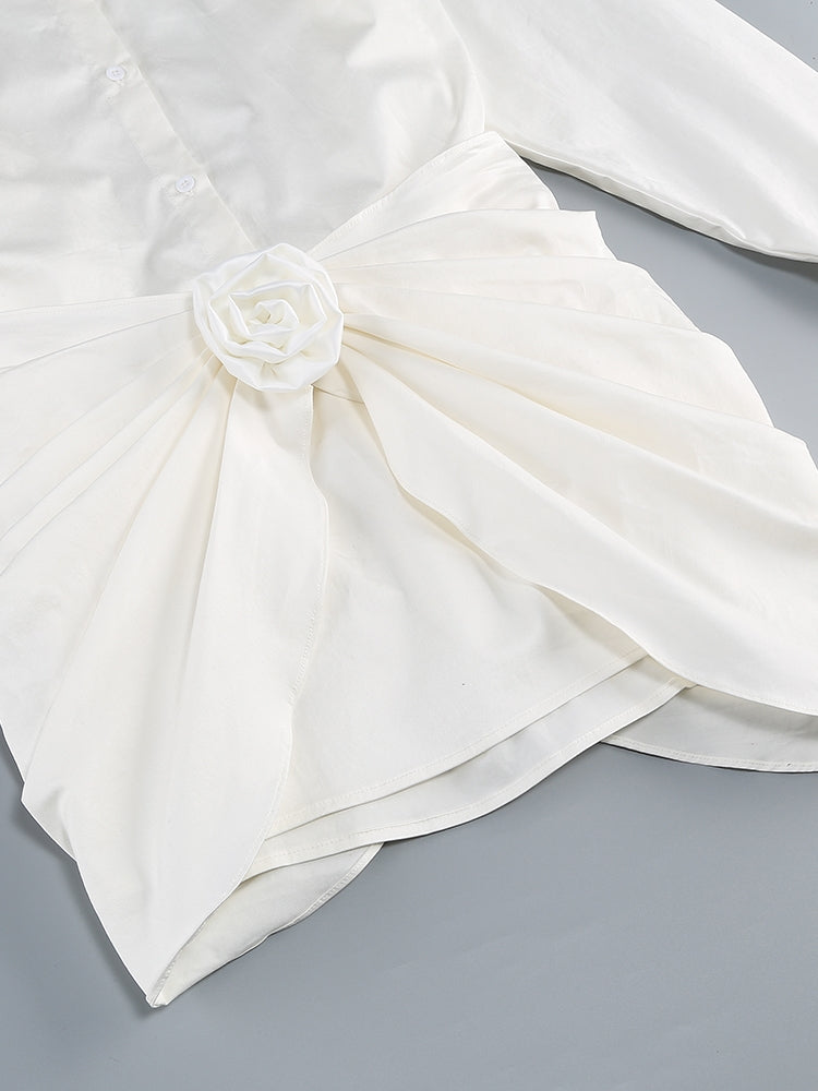 Bluse Kleid im Detail