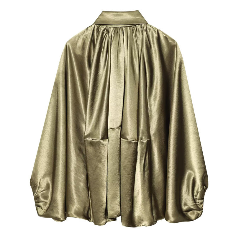 Lässige Jacke mit langen Ärmeln und Reißverschluss