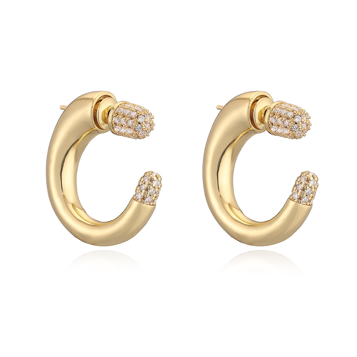 C-förmige Ohrstecker