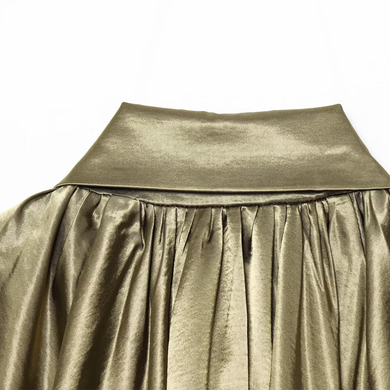 Lässige Jacke mit langen Ärmeln und Reißverschluss