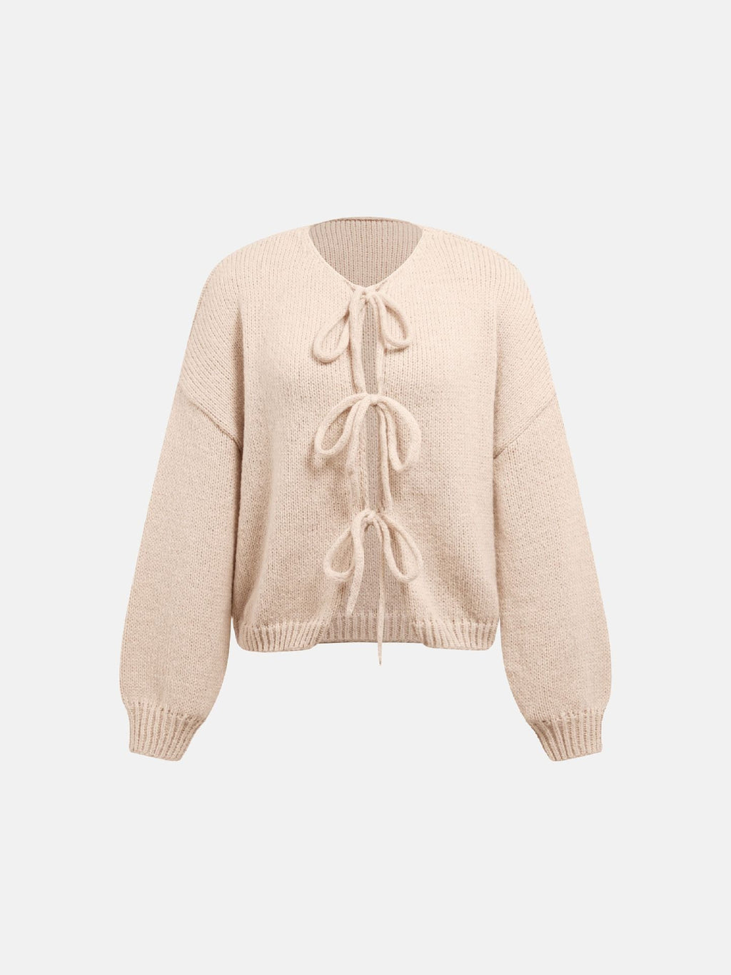 Eleganter Damen-Strickjackenpullover