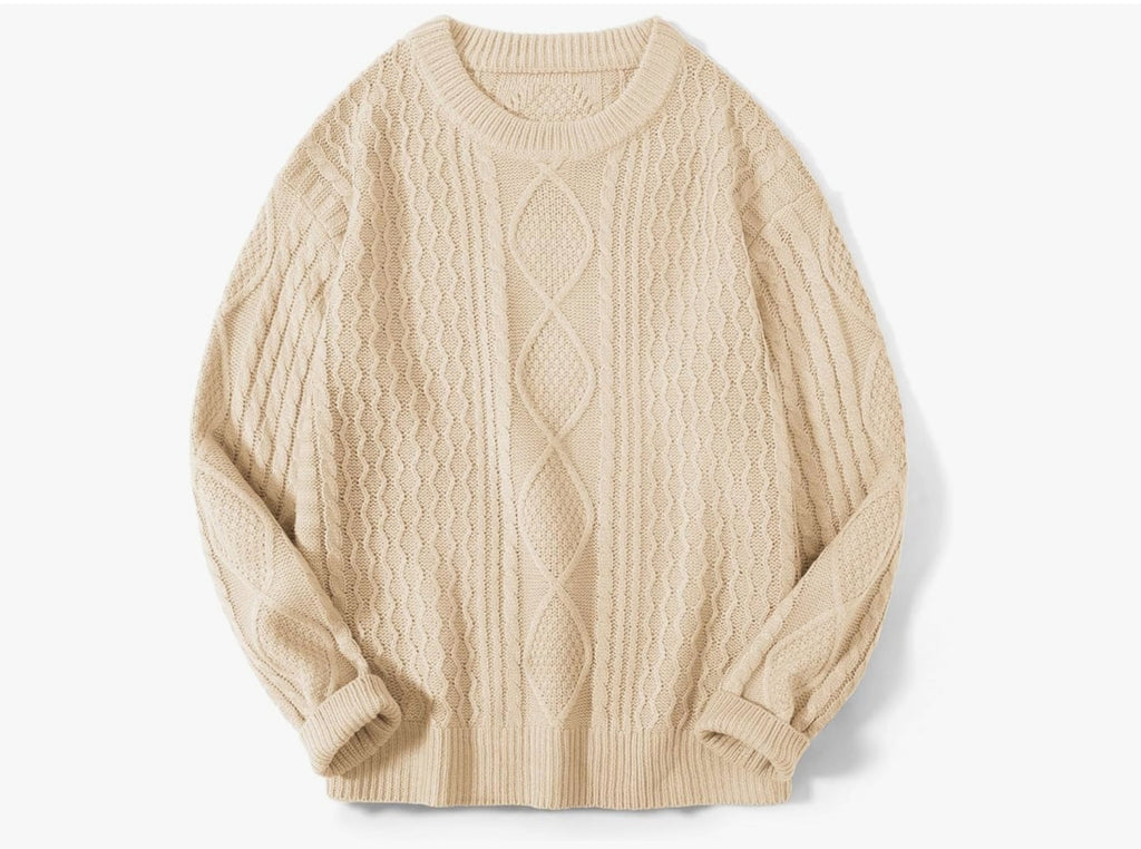 Unisex-Pullover mit Karomuster