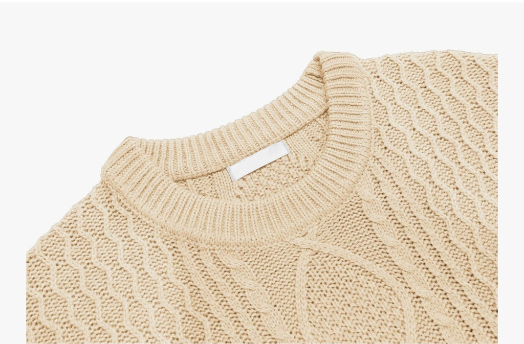 Unisex-Pullover mit Karomuster