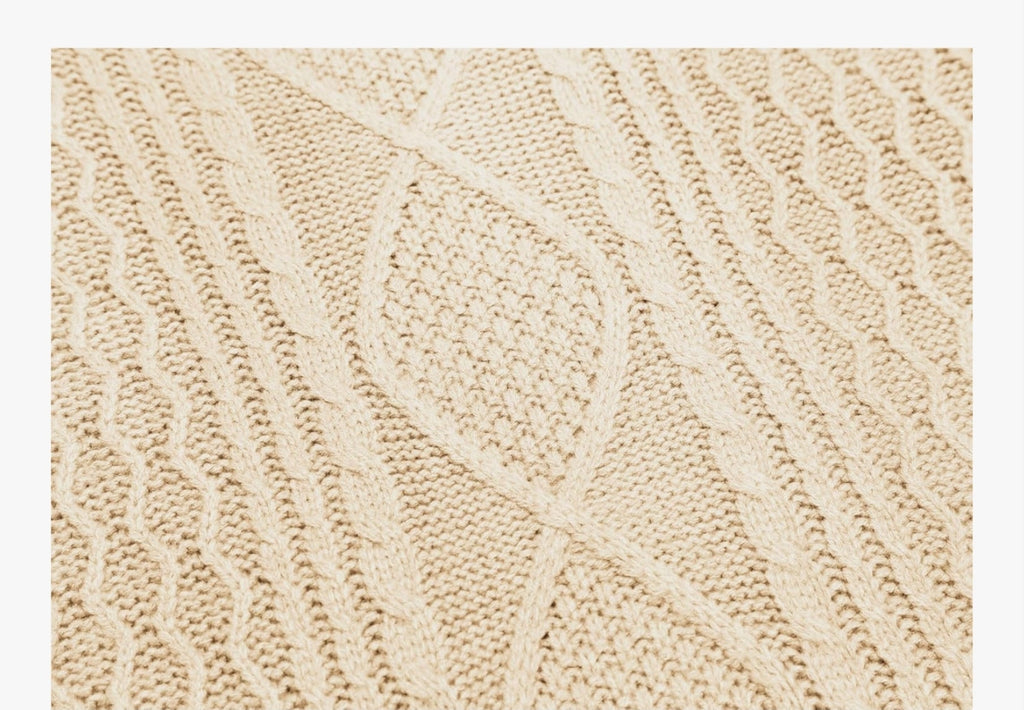 Unisex-Pullover mit Karomuster